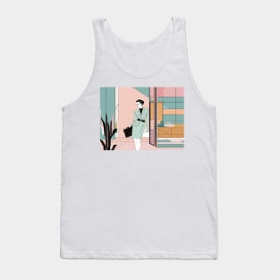 Gaea's Grace Art Deco Patrick Nagel 80s Tank Top